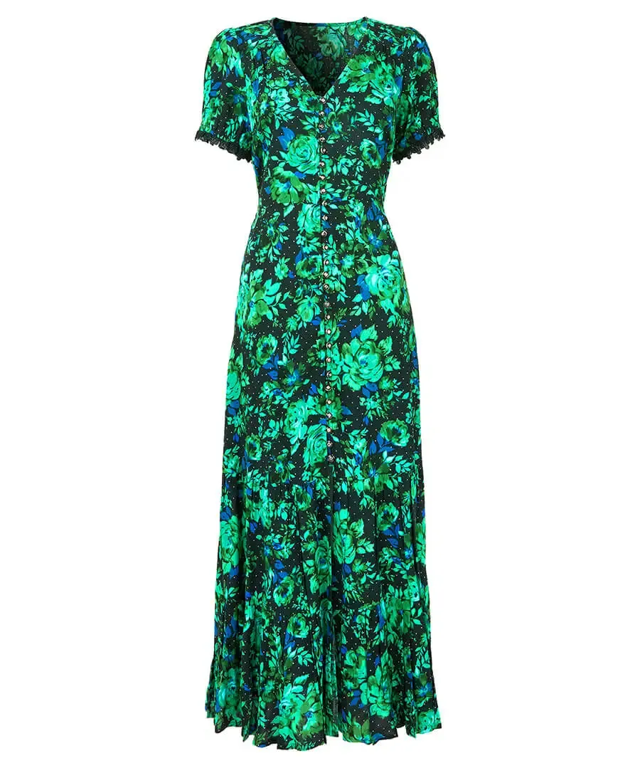 Joe Browns 10 Green Daisy Dreams Dress