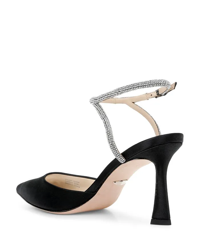 Kamilah Badgley Mischka Women's High Heel Sandals with Pointed Ankle Strap