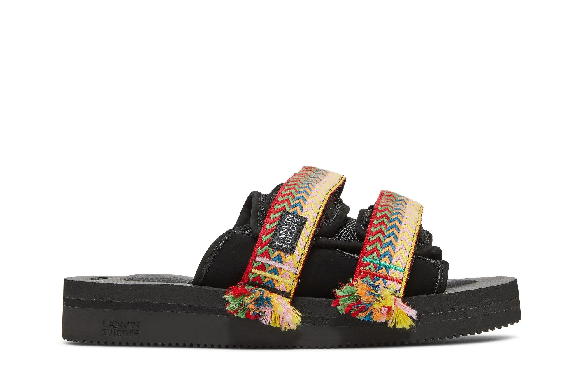 Lanvin x MOTO-Vab Suicoke sandals, black