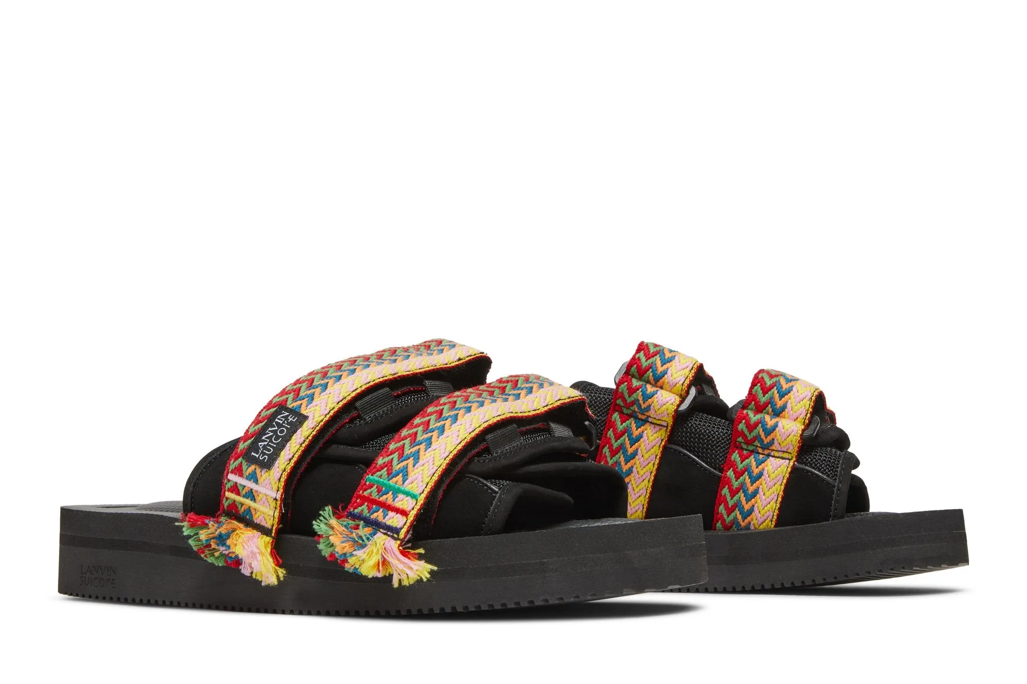 Lanvin x MOTO-Vab Suicoke sandals, black