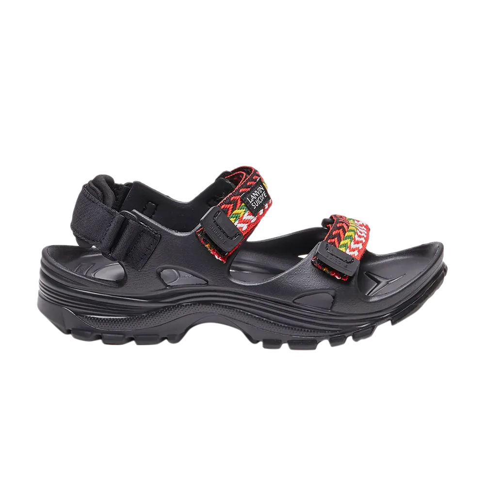 Lanvin x WAKE Curb Suicoke sandals, black