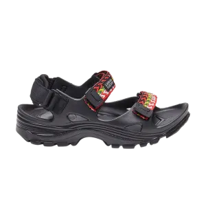 Lanvin x WAKE Curb Suicoke sandals, black