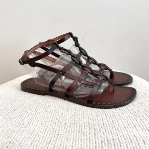 Leather Gladiator Sandals
