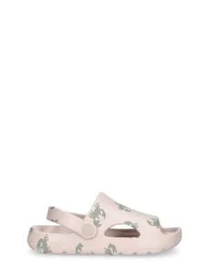 Liewood   Crab print rubber sandals 