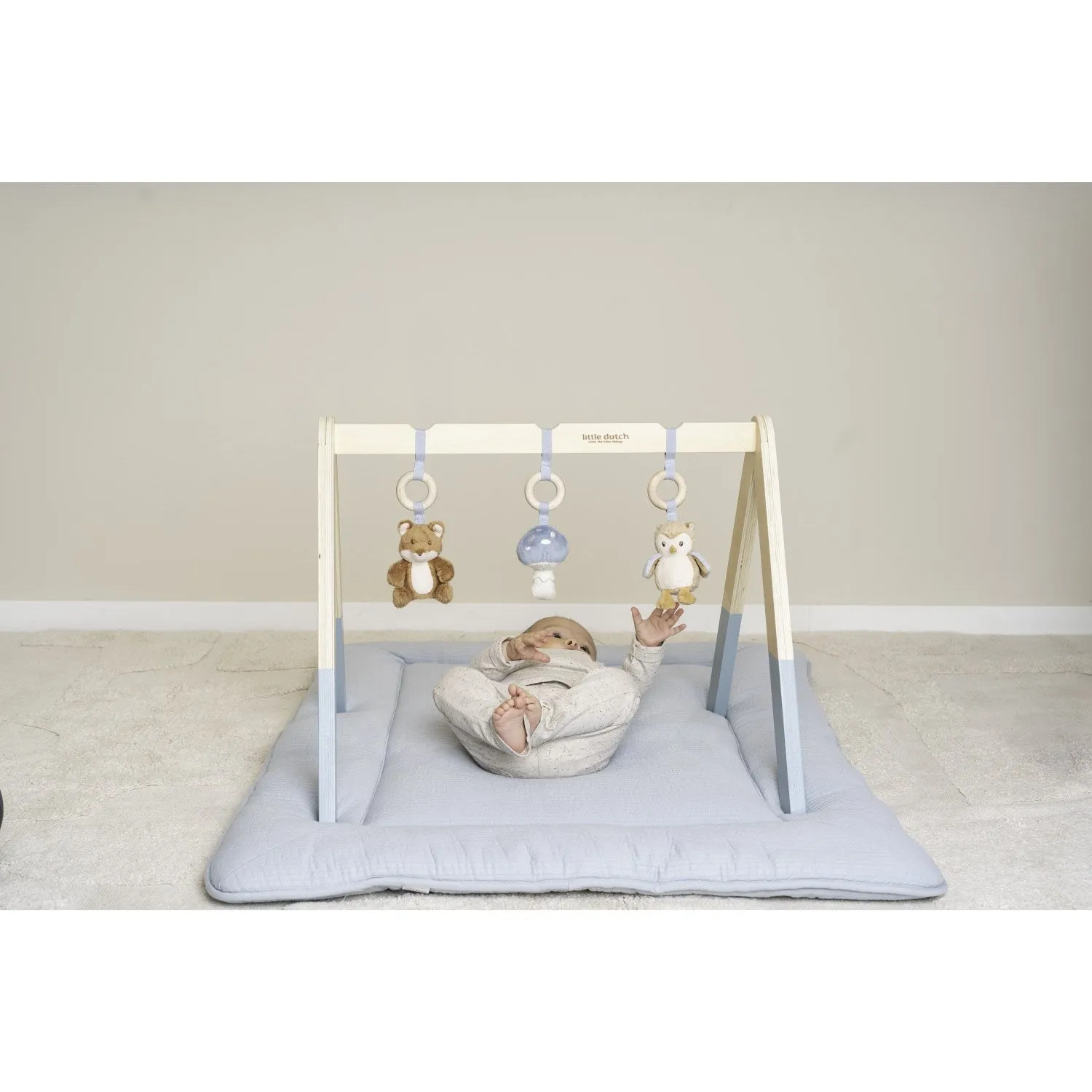 Little Dutch Forest Friends Blue Baby Gym