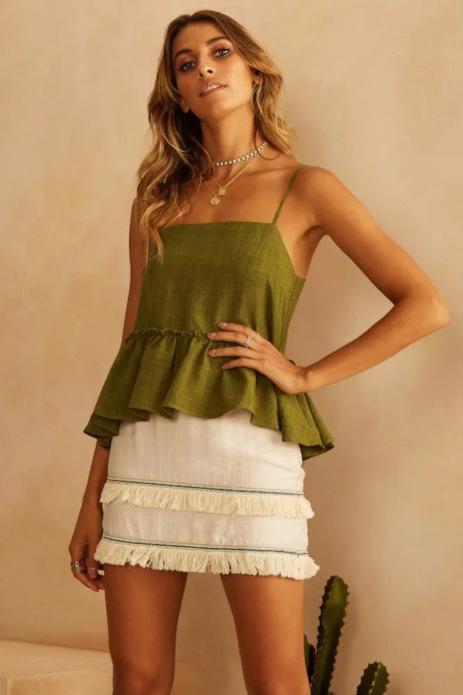 Lost In Translation Skirt Beige
