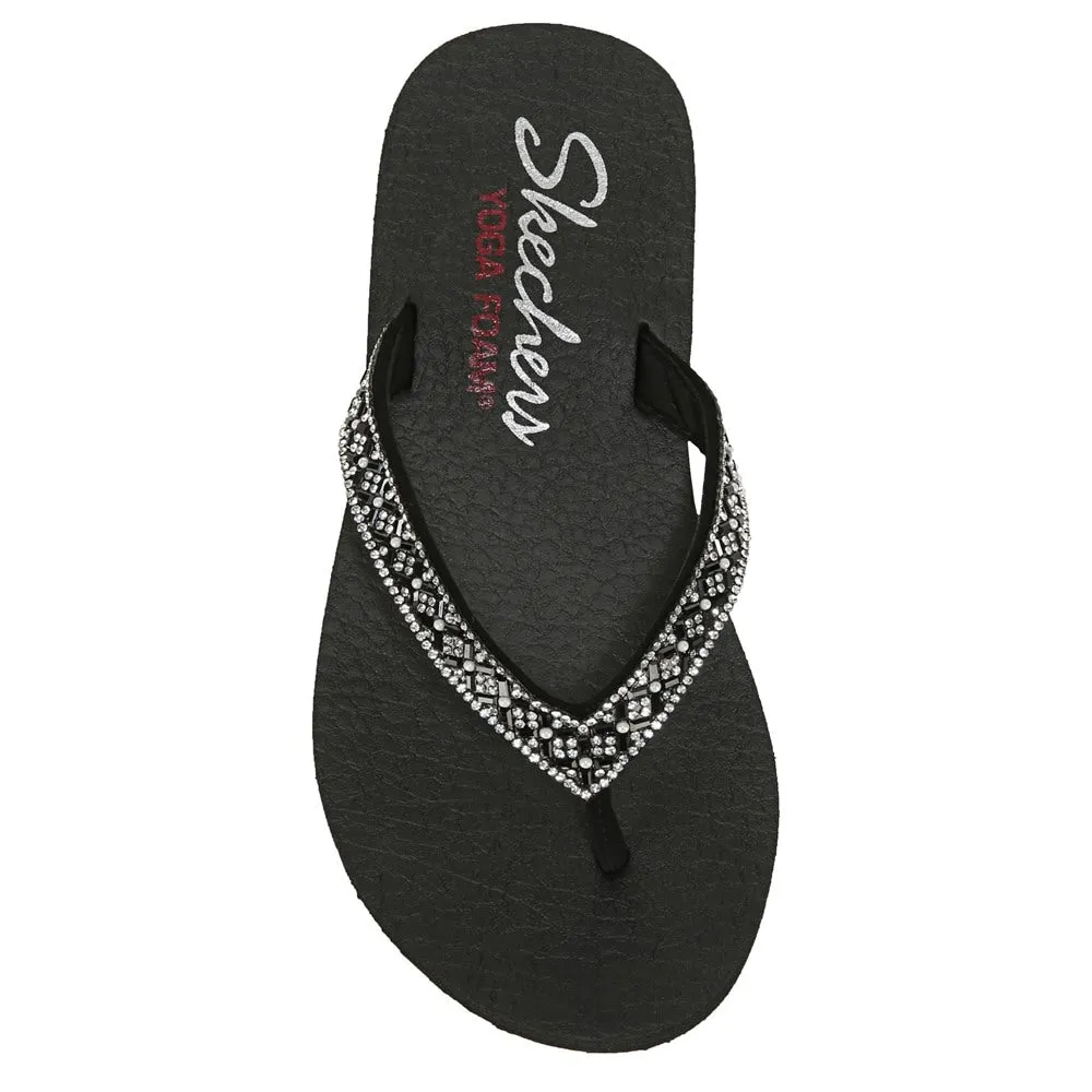 Lotus Bae Skechers Women's Meditation Slides, Black