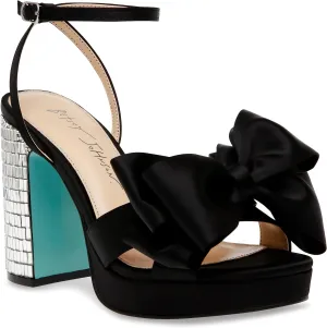 Maddy Blue by Betsey Johnson sandals, black