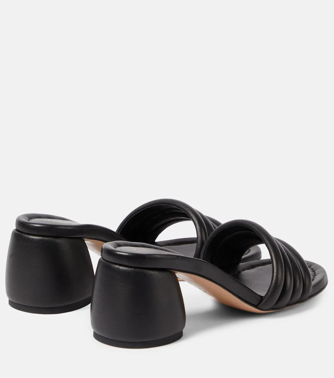 Malou Gianvito Rossi leather mules, black