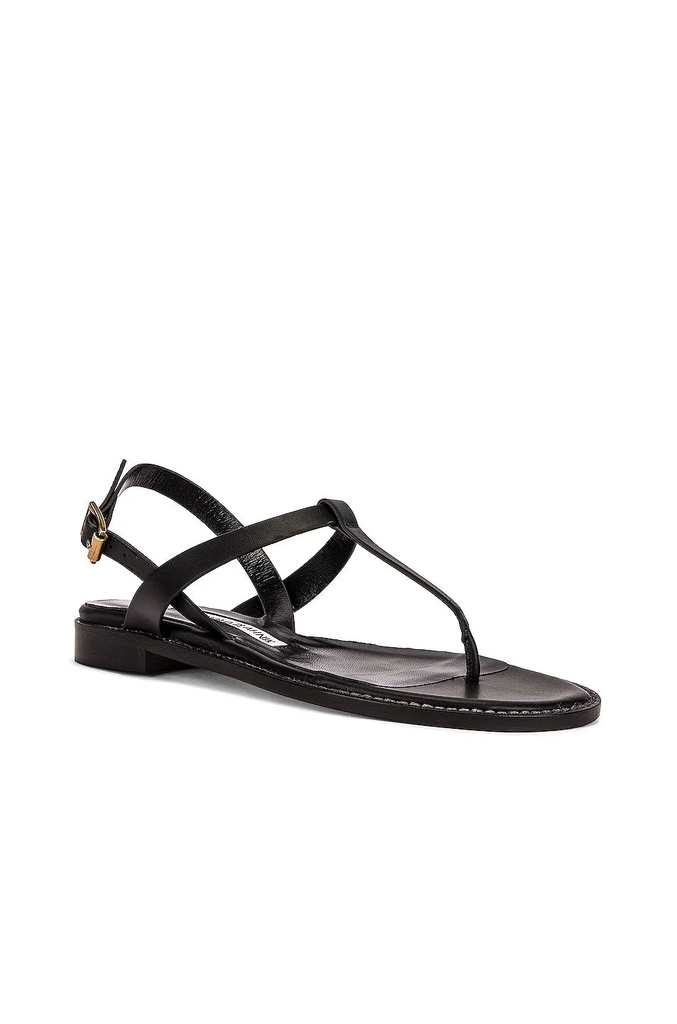 Manolo Blahnik Hata Sandals, black