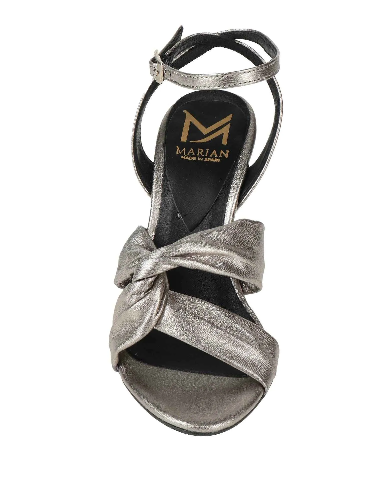 Marian sandals, silver