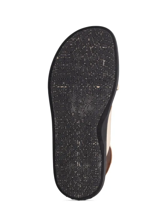 Marni   20mm Fussbett leather sandals 