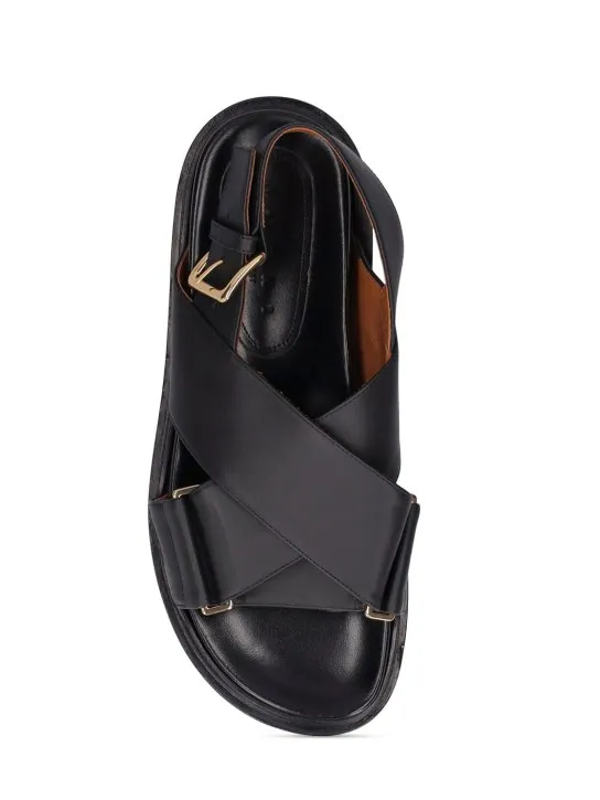 Marni   20mm Fussbett leather sandals 