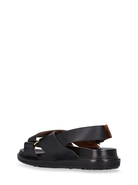 Marni   20mm Fussbett leather sandals 