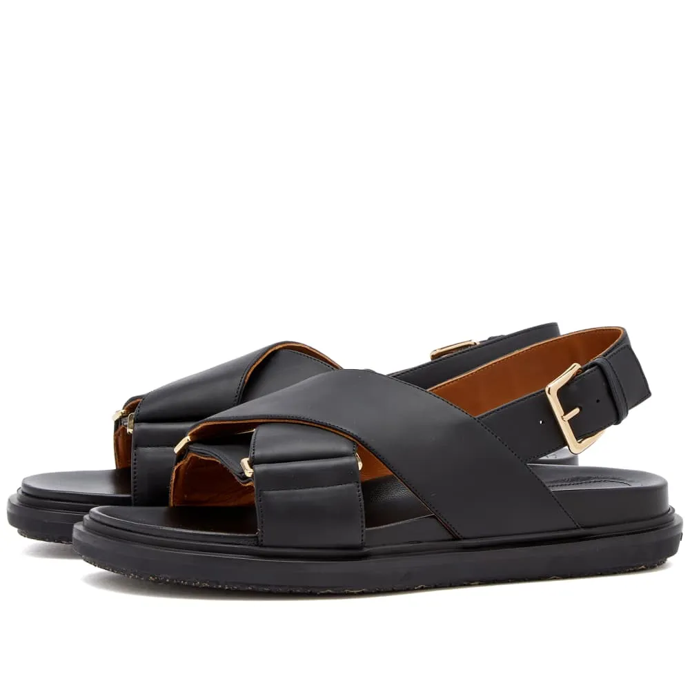 Marni Fussbett sandals, black