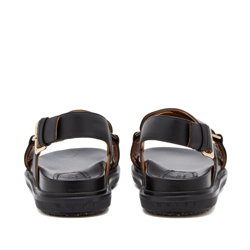 Marni Fussbett sandals, black