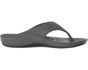 Maui Flip Aetrex Sandals, Charcoal