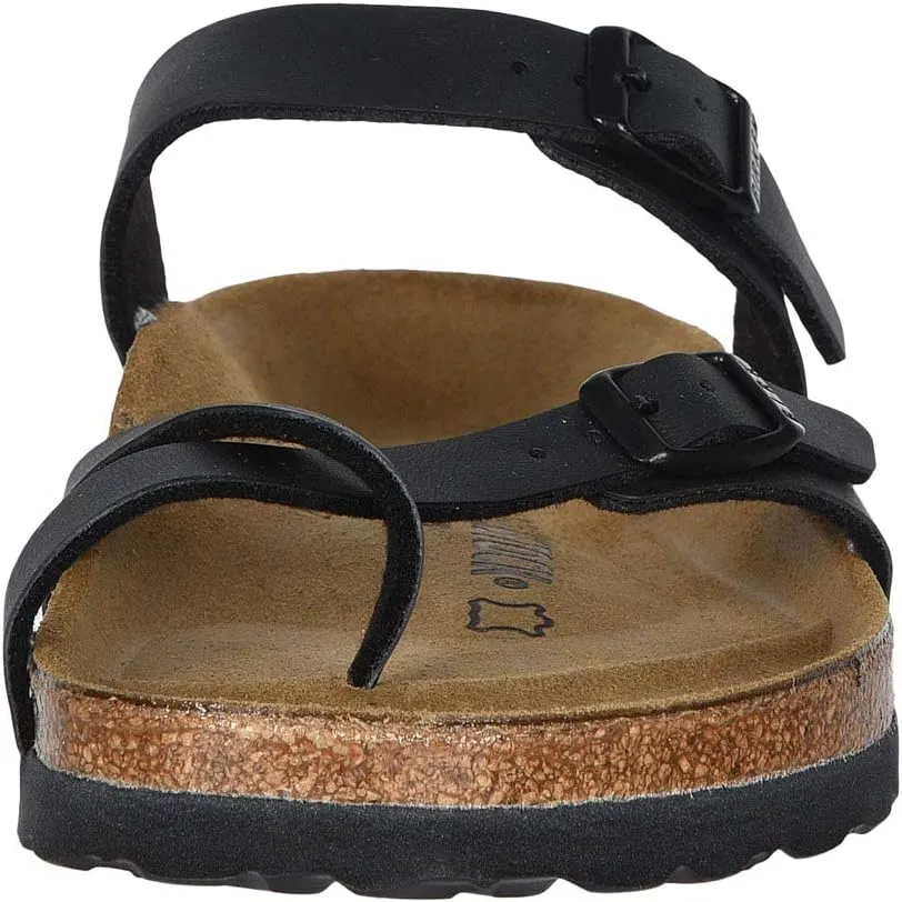 Mayari Flat Sandals - Birko-Flor & Birkibuc Birkenstock, Black Birko-Flor 1