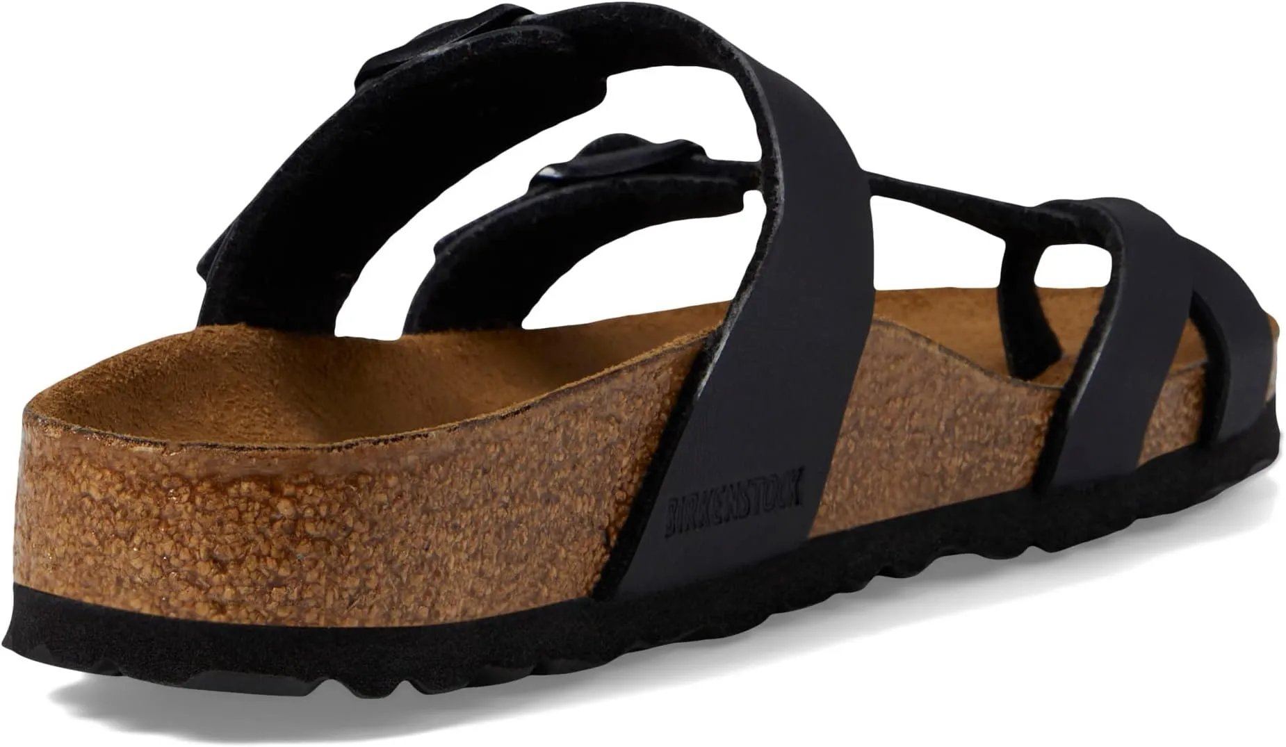 Mayari Flat Sandals - Birko-Flor & Birkibuc Birkenstock, Black Birko-Flor 1