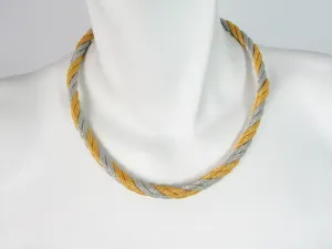 Medium Twisted Mesh Necklace
