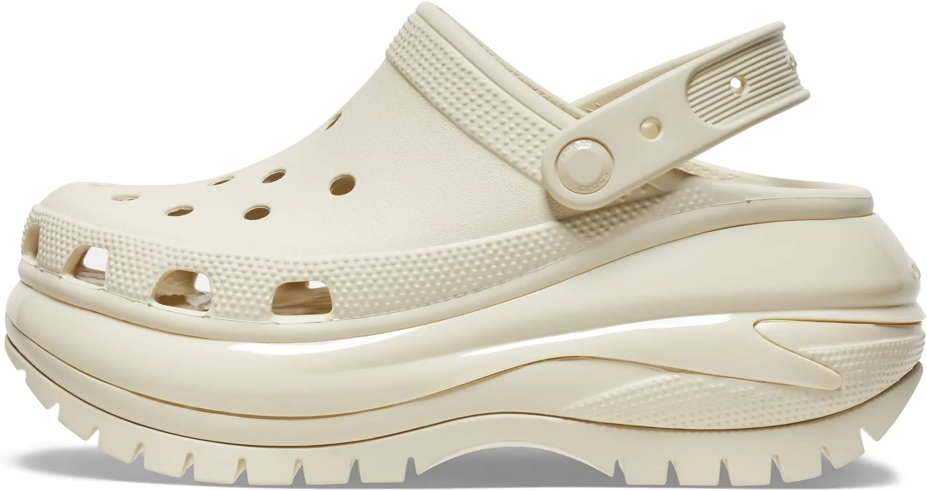 Mega Crush Clog Crocs, Bone