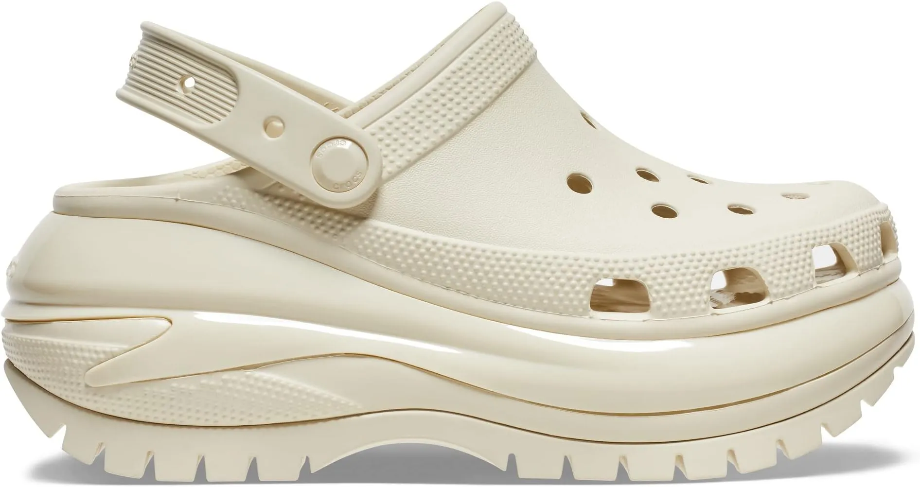 Mega Crush Clog Crocs, Bone