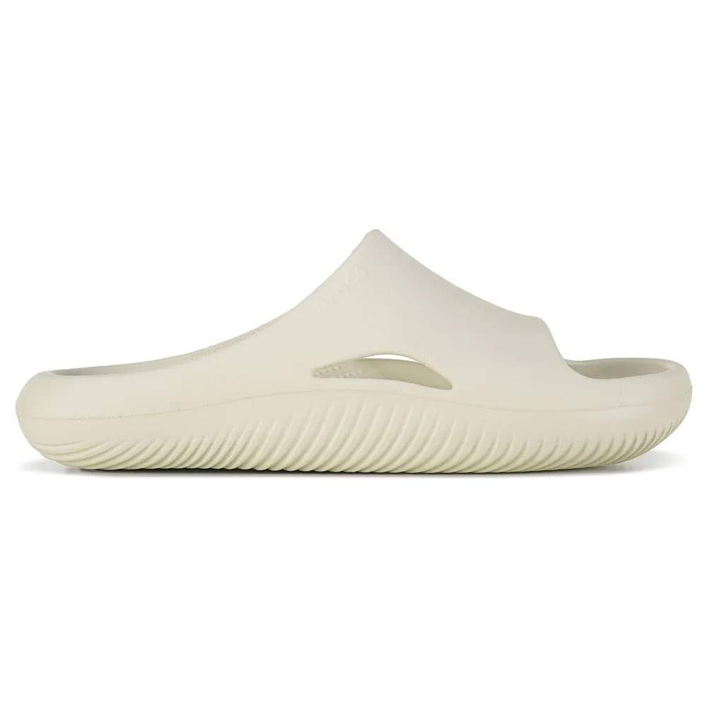 Mellow Crocs sandals, bone color