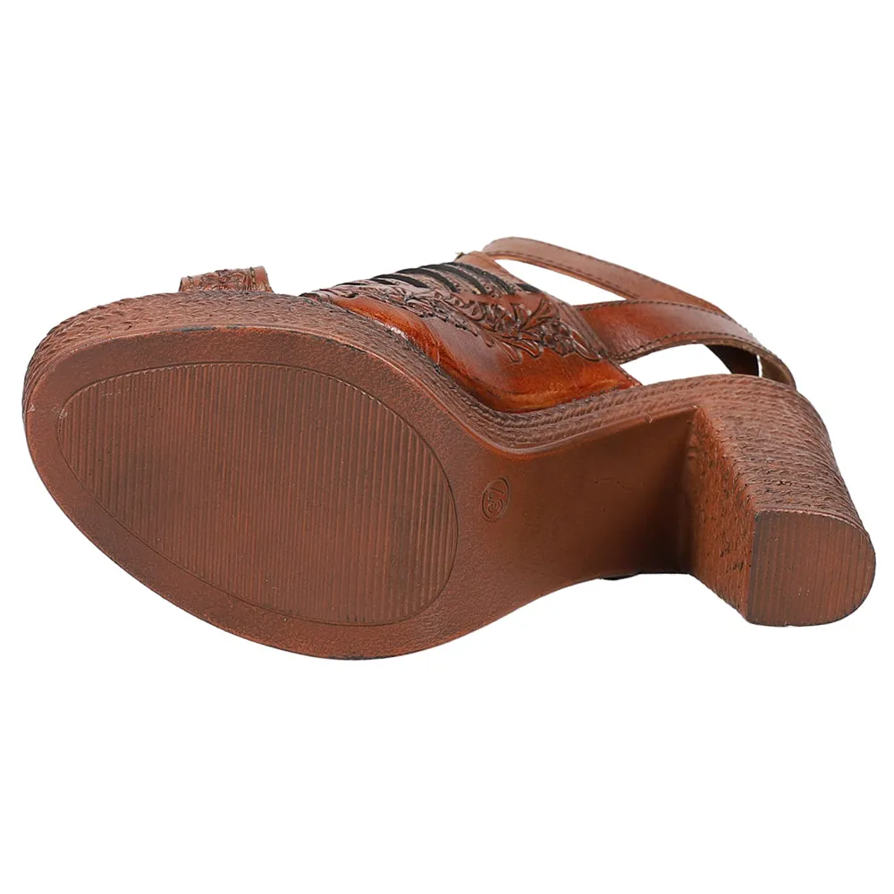 Mika III Embossed Espadrille Block Heel Sandals