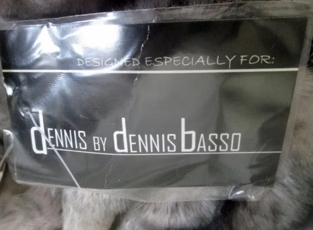 NEW DENNIS BASSO FAUX FUR Vegan Duffle Bag Overnighter GRAY Travel TIGER MILLS