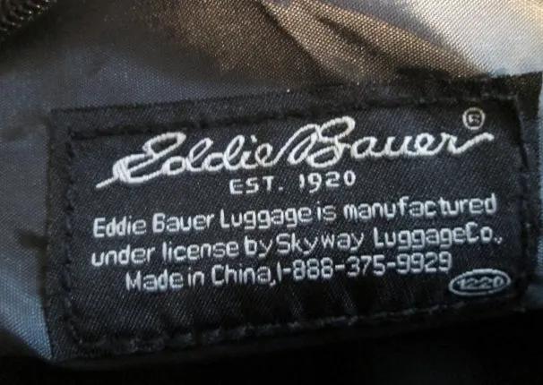NEW EDDIE BAUER Duffle Gym Bag Travel Carry Overnighter Luggage PURPLE Vegan