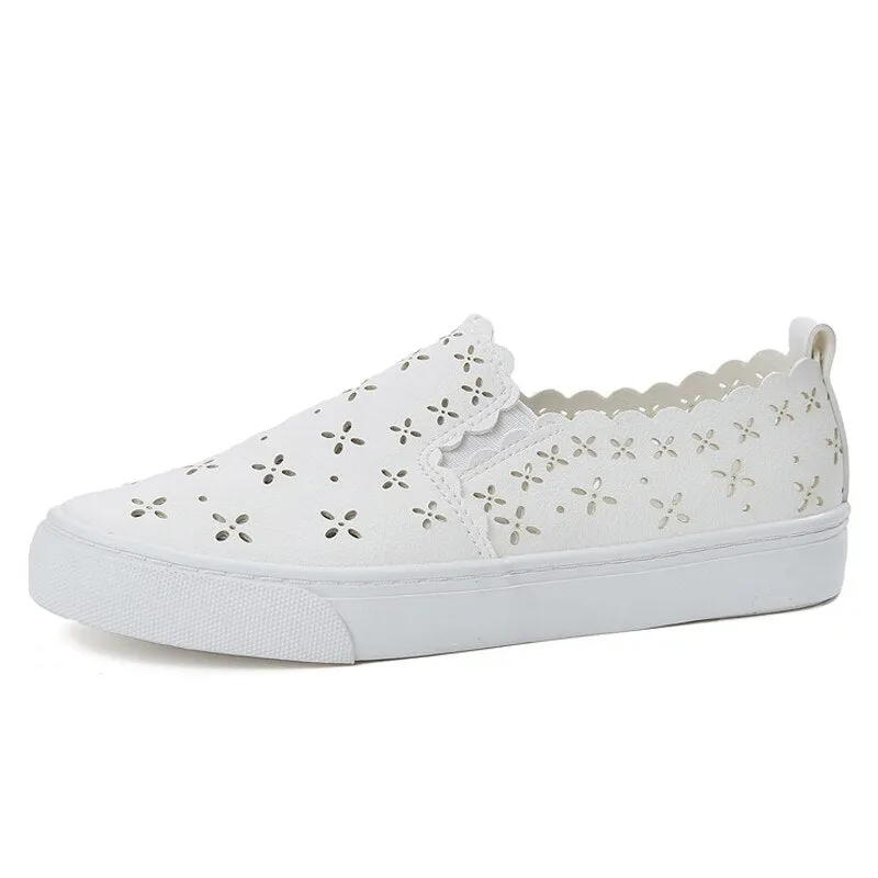 New Summer Flats Shoes Women Casual Shoes Breathable Women's Flats Ladies Brand Summer Shoes ZH2872