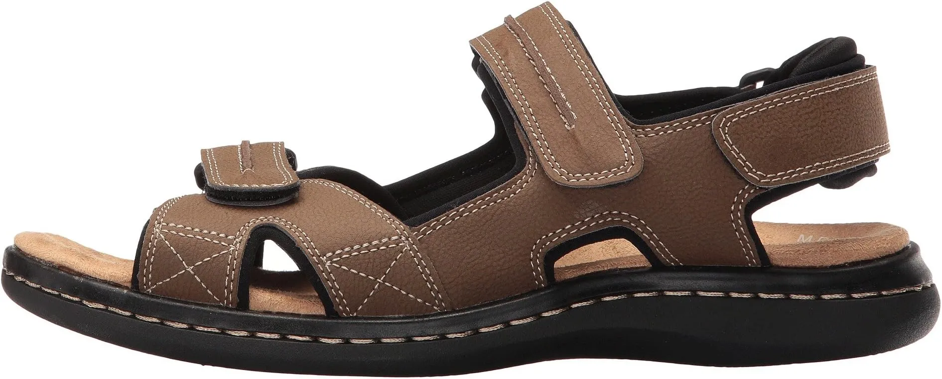 Newpage Quarter Strap Sandal Dockers, Dark Tan