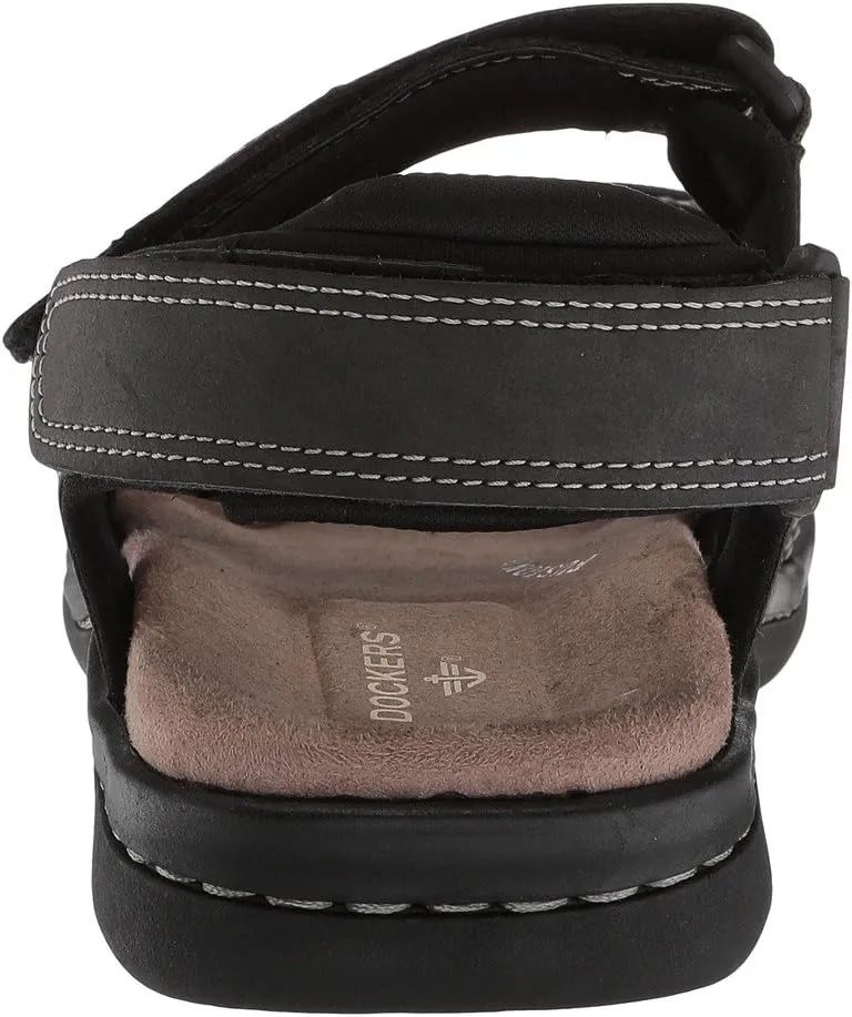 Newpage Quarter Strap Sandal Dockers in Gray Distressed