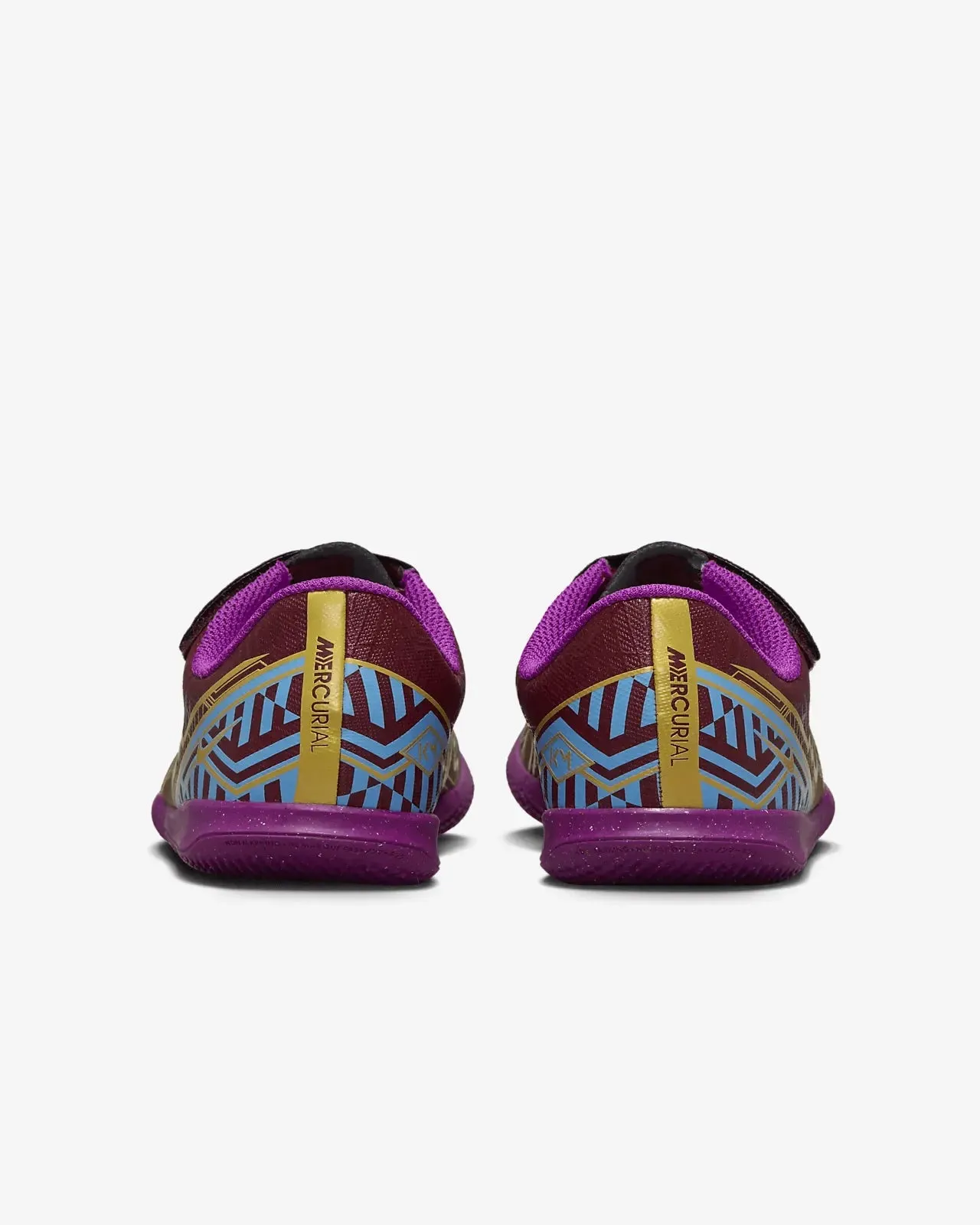Nike Kids Vapor 15 Club KM Indoor PS (V) - Dark Beetroot-Gold