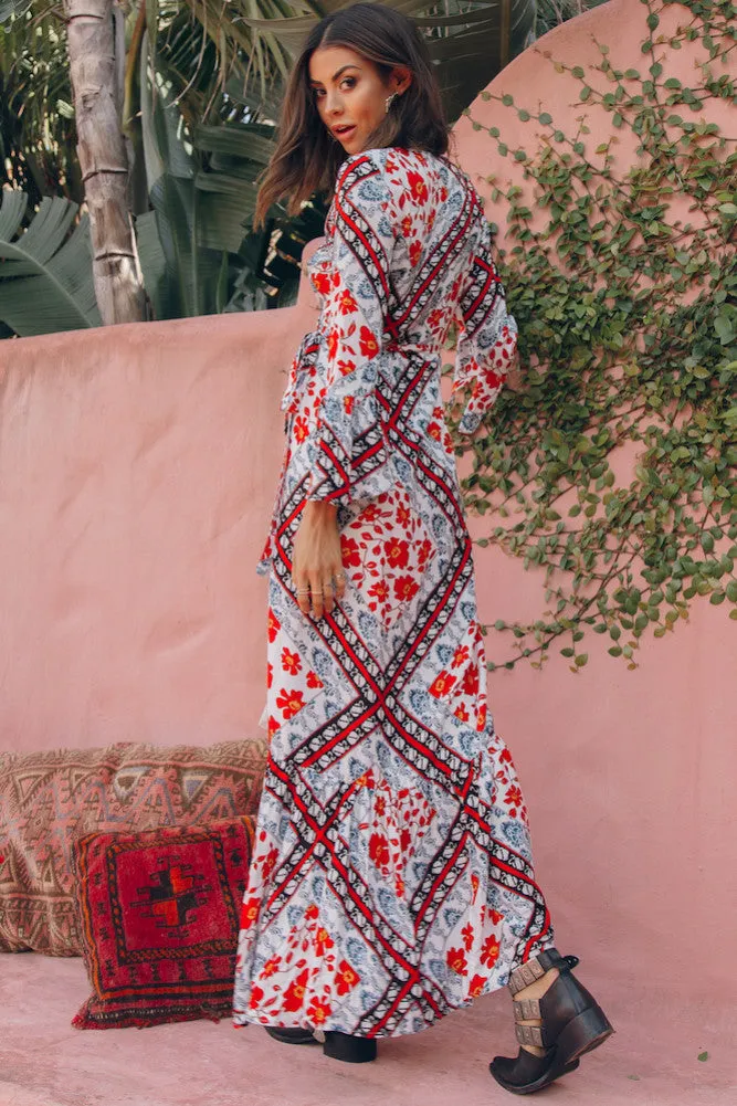 Of Time And Space Maxi Dress White