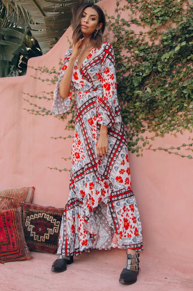 Of Time And Space Maxi Dress White