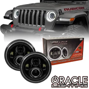 ORACLE Lighting Jeep Wrangler JL/Gladiator JT Dynamic ColorSHIFT® 7" High Powered LED Headlights (Pair)