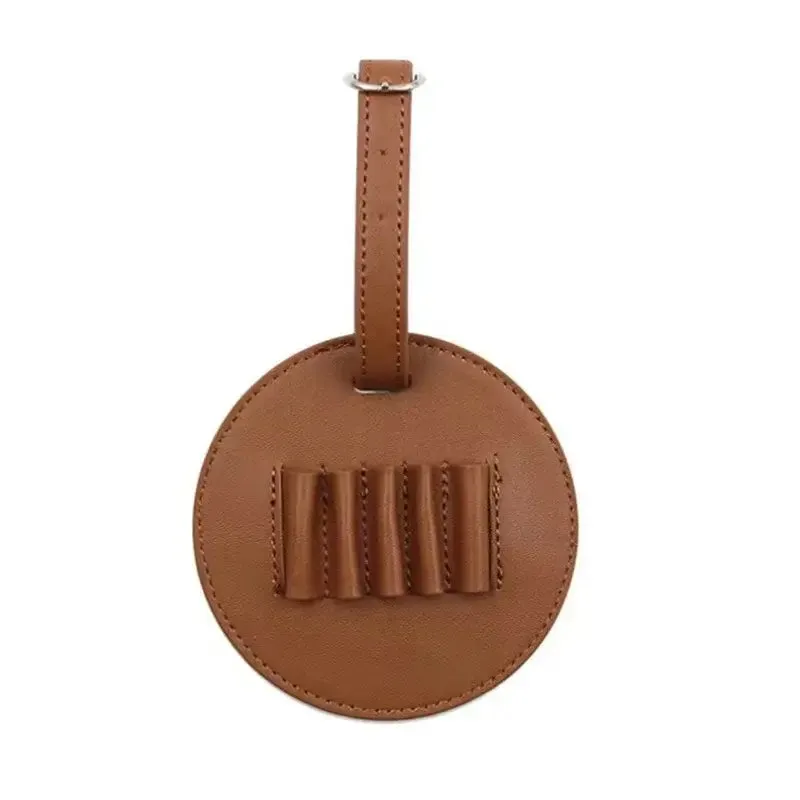 Personalized Leather Golf Tee Holder Bag Tag