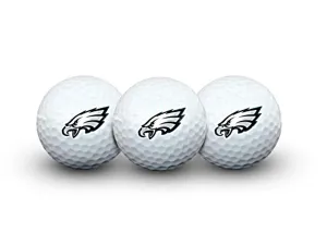 Philadelphia Eagles NFL WinCraft White with Team Logo Golf Ball Set (3 Pack)