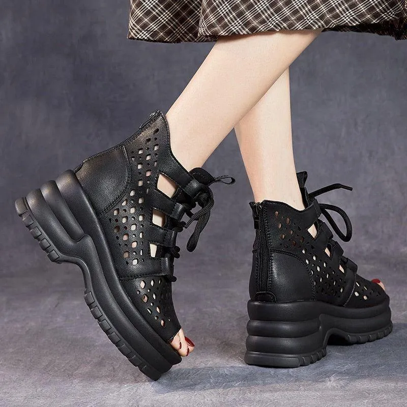 Platform Thick High Heel Sandals - Women's Casual Shoes WC204