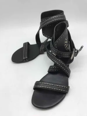 Pre-Owned Barbara Bui Black Size 38.5 Gladiator Sandals