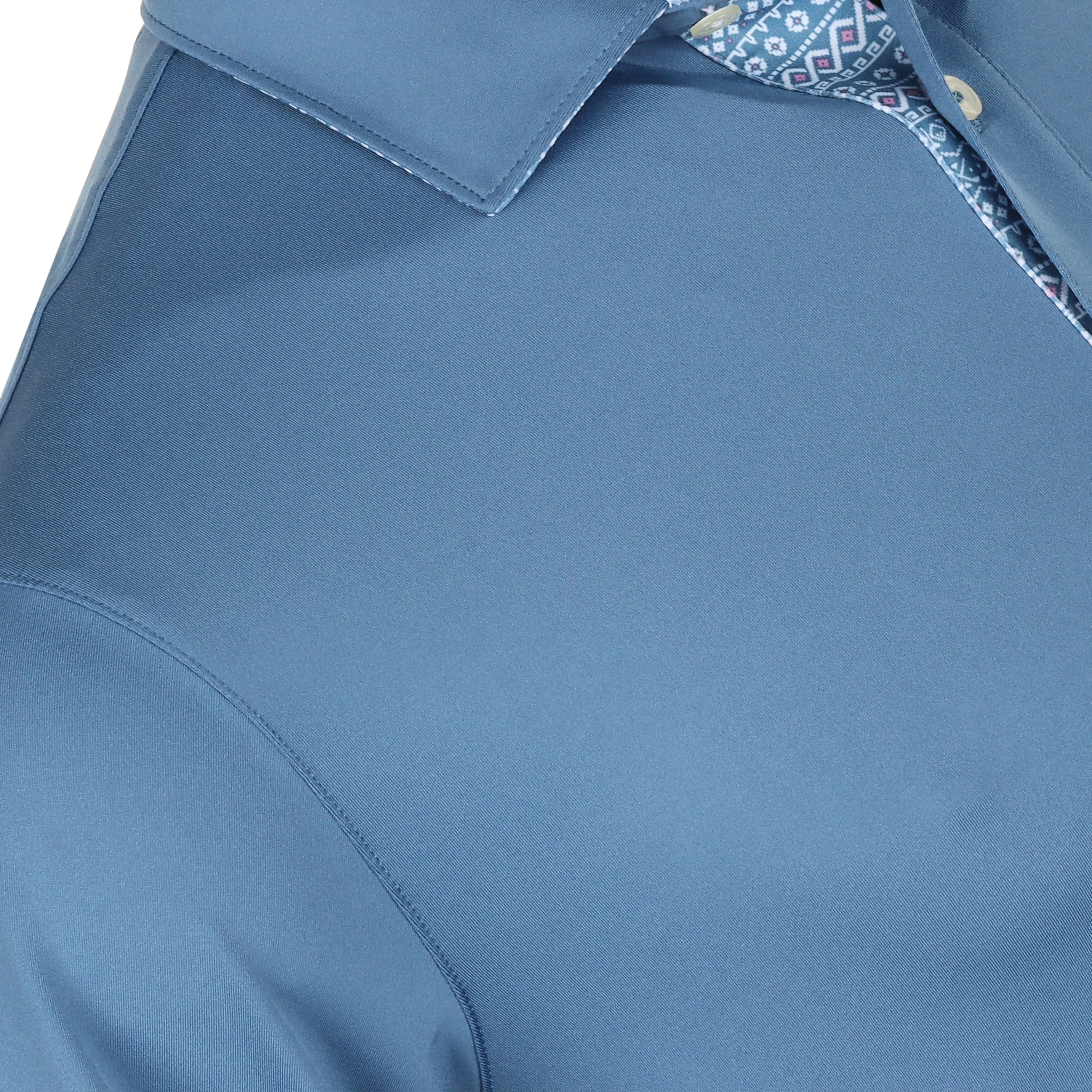 Puma Golf Fair Isle Trim Polo Shirt