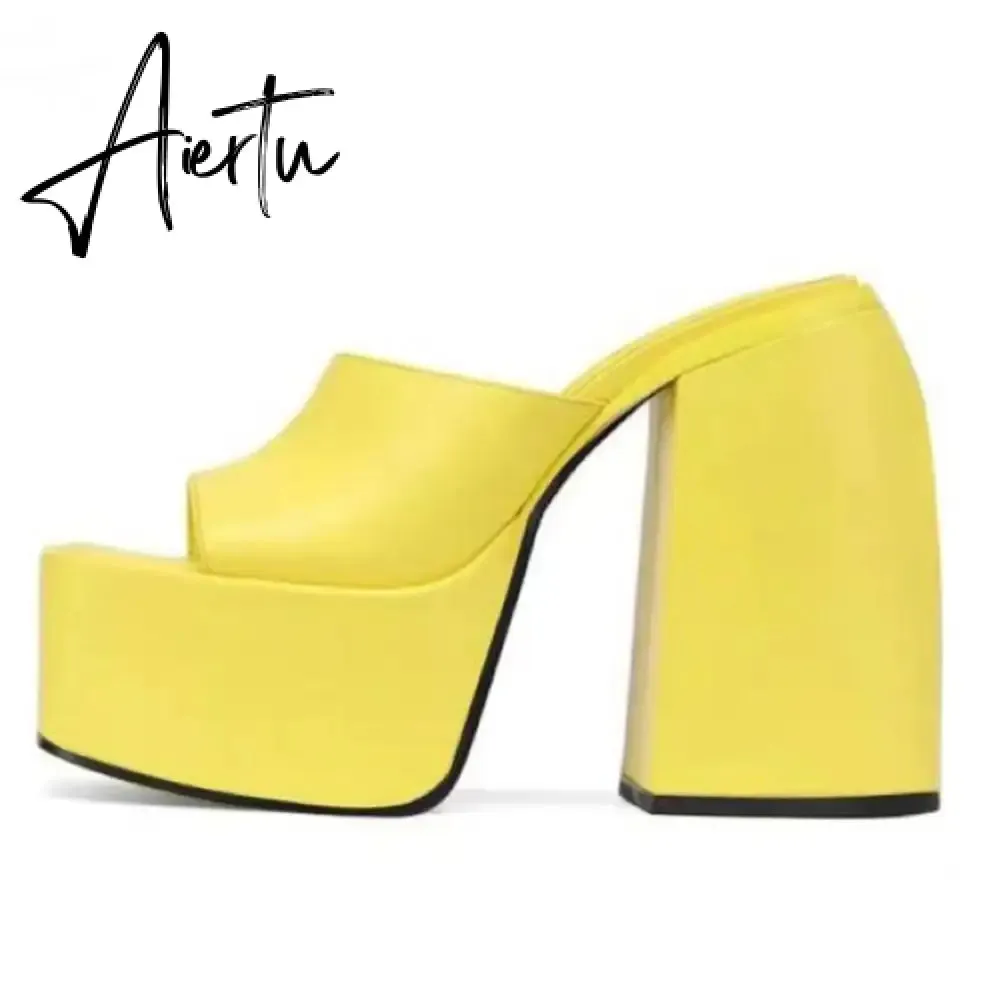 RIBETRINI Sexy Platform Open Toe Thick High Heels women's Sandals Banquet Fashion Elegant Brand Luxury women's Shoes Size 43