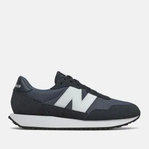 Scarpe Uomo NEW BALANCE Sneakers 237 in Suede e Mesh colore Vintage Indigo