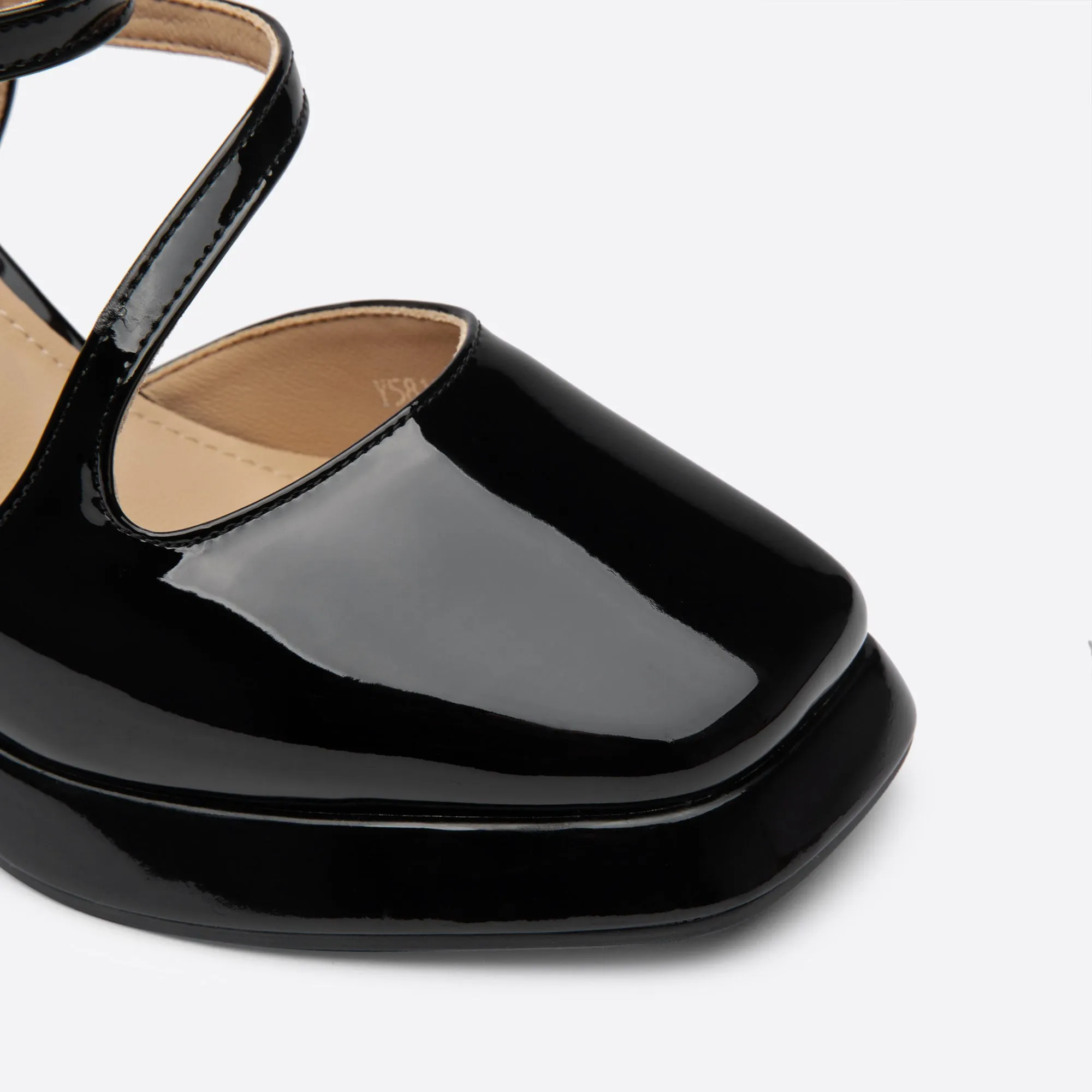 Sohiwoo  Women Minimalist Sweet Heeled Mary Janes