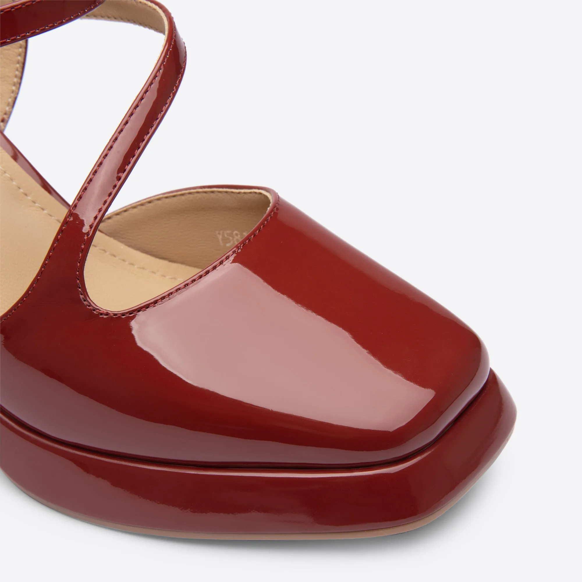 Sohiwoo  Women Minimalist Sweet Heeled Mary Janes