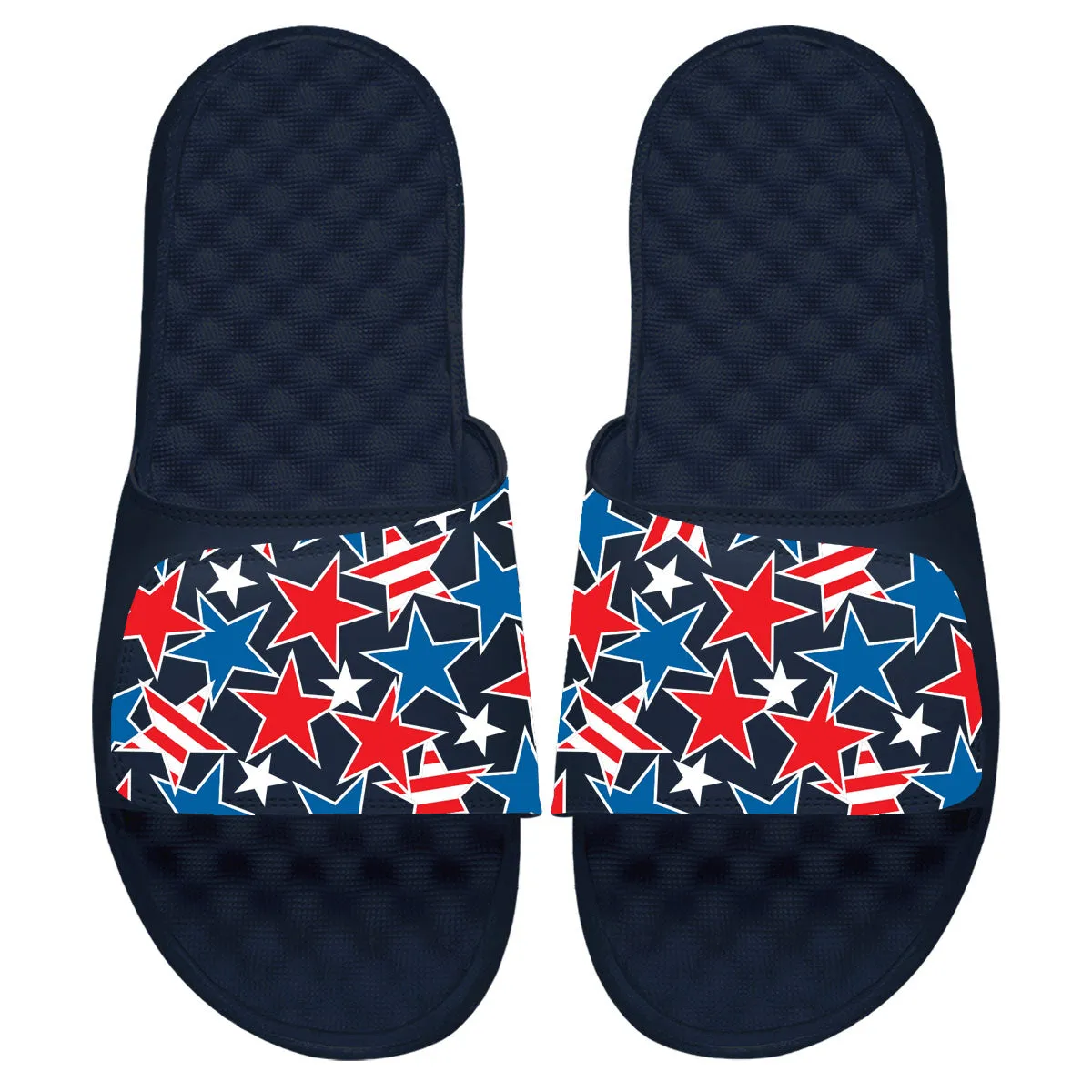 Star Studded Loudmouth Pattern Slides