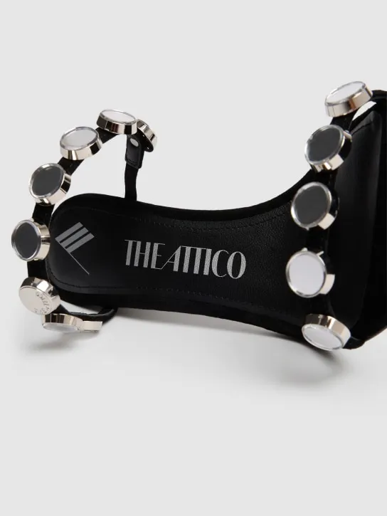 The Attico   105mm Venus suede sandals 
