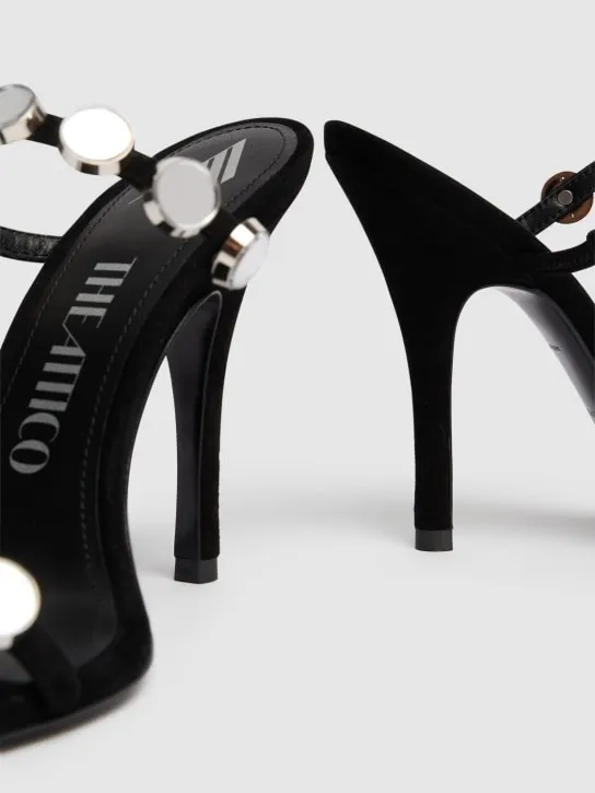 The Attico   105mm Venus suede sandals 
