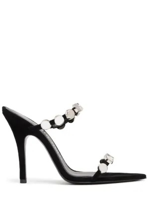 The Attico   105mm Venus suede sandals 